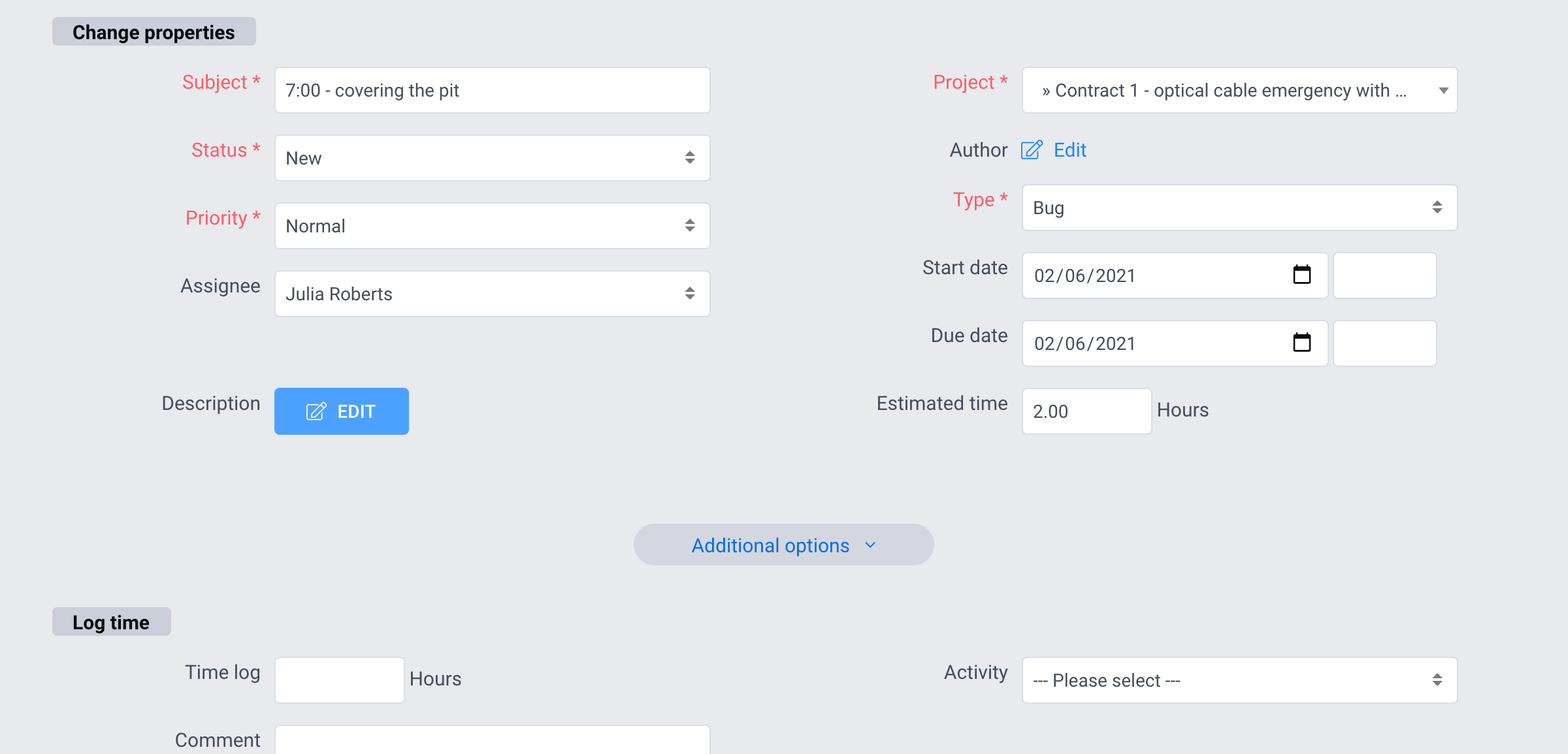 Redmine collapsible issue params Redmine collapsible issue params