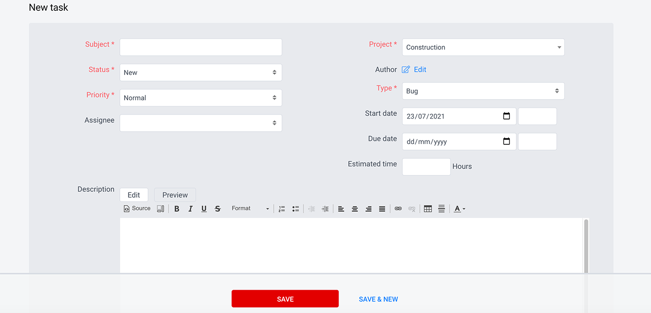 Redmine sticky save buttons