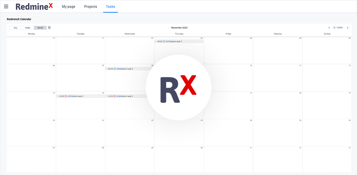 Redmine Exchange naptár