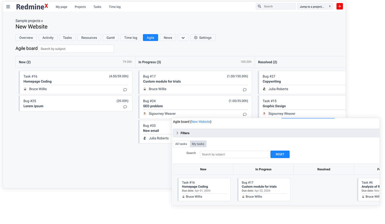 Redmine Agile Pagina mea Redmine Agile Pagina mea